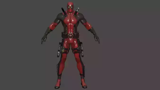 Deadpool 3D model