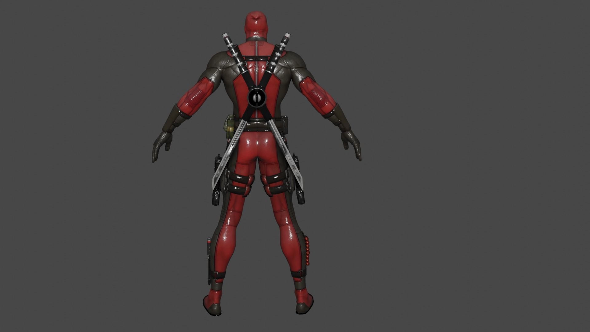 Deadpool 3D model_4