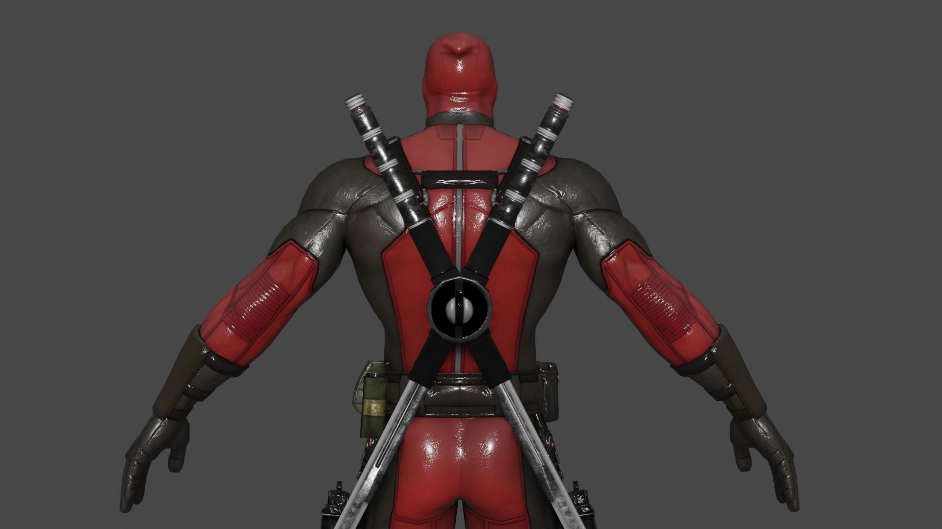 Deadpool 3D model_5