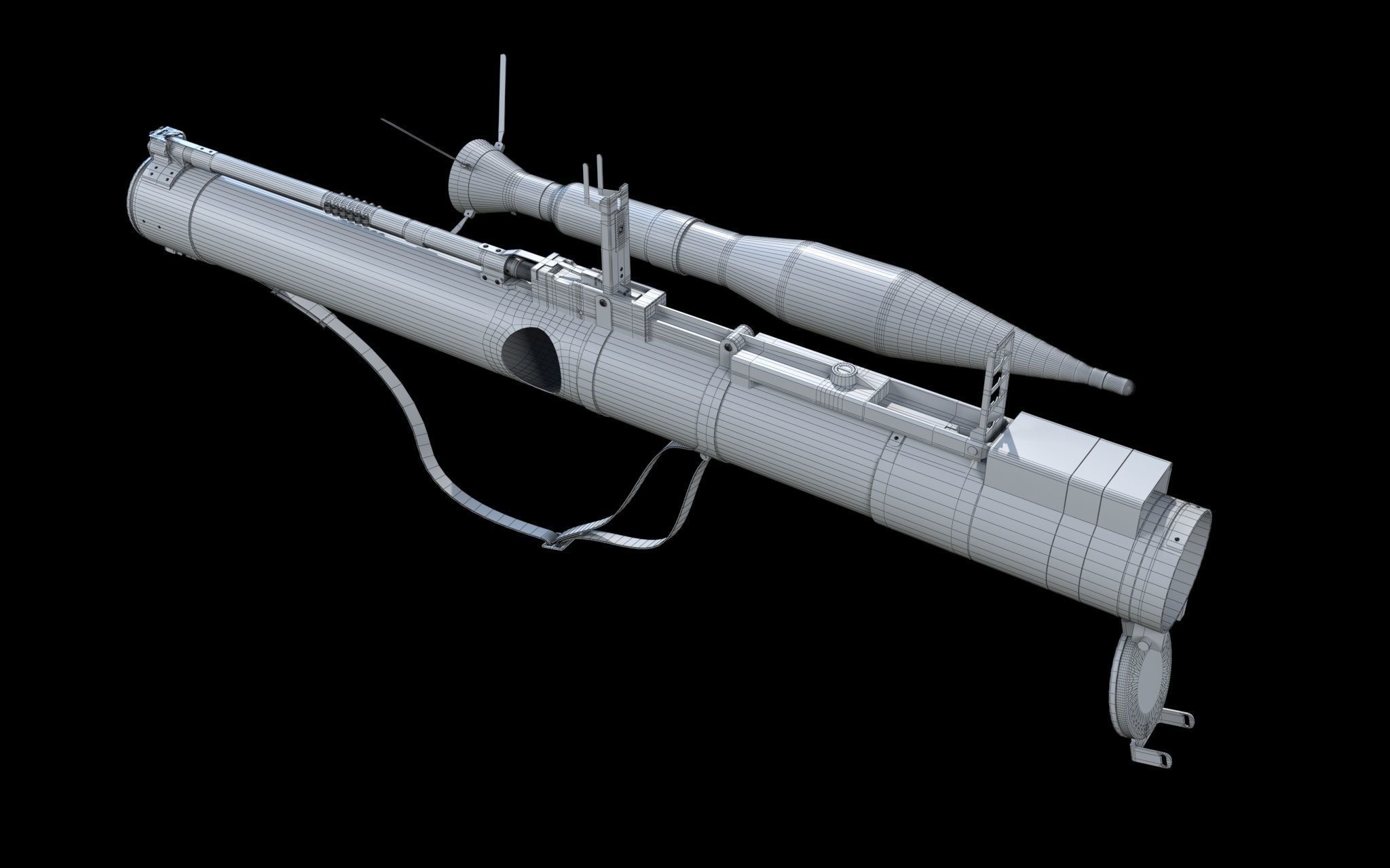 Rocket Launcher 3D model_11