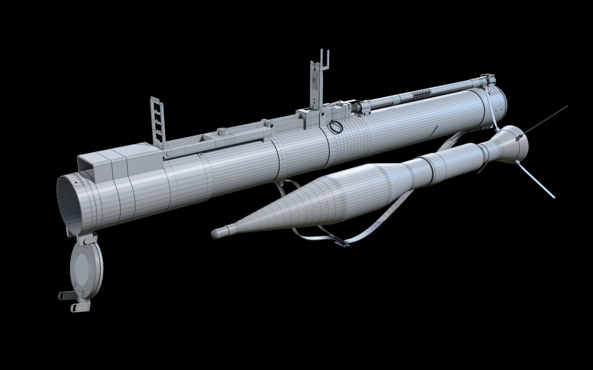 Rocket Launcher 3D model_8