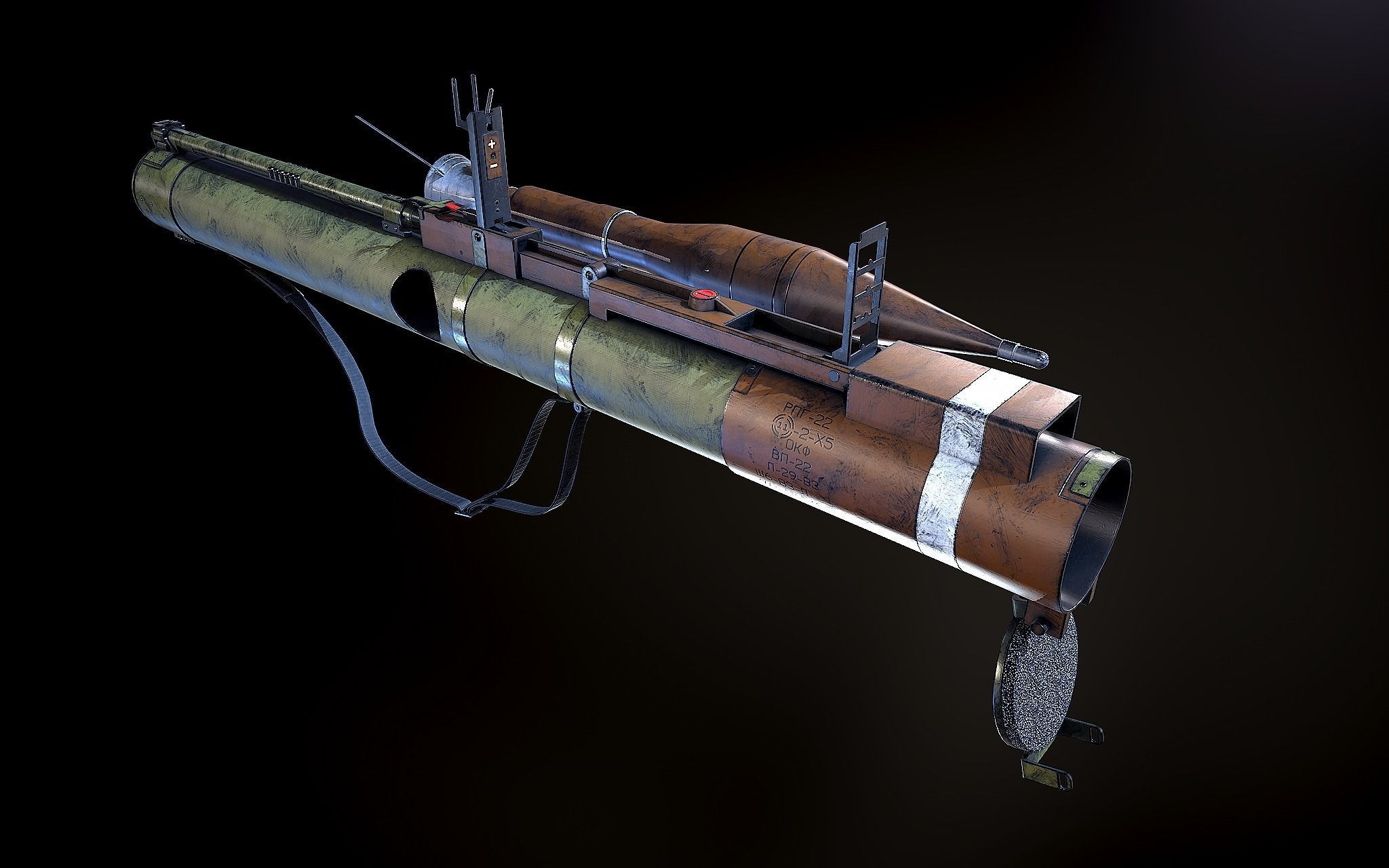 Rocket Launcher 3D model_4