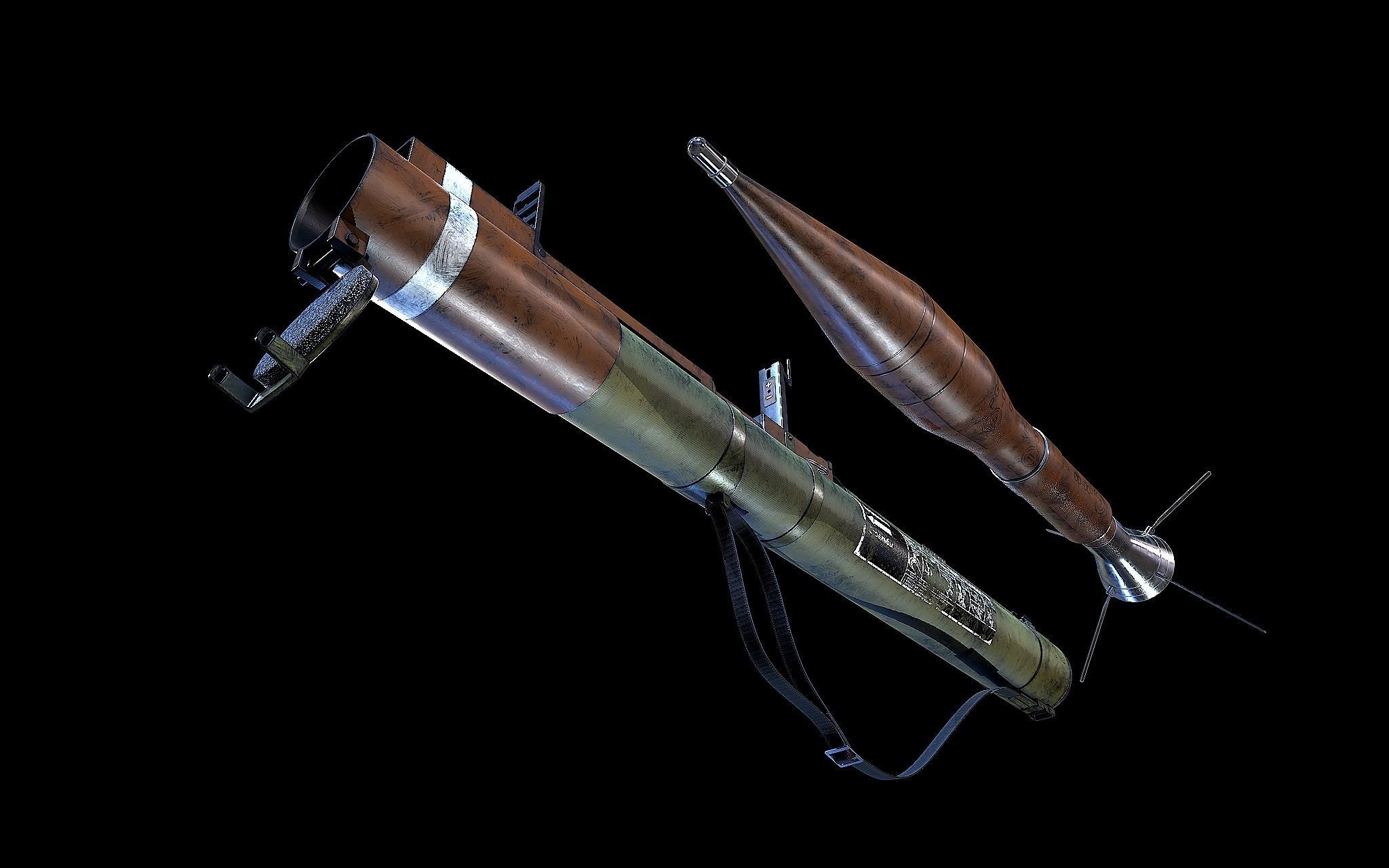 Rocket Launcher 3D model_5