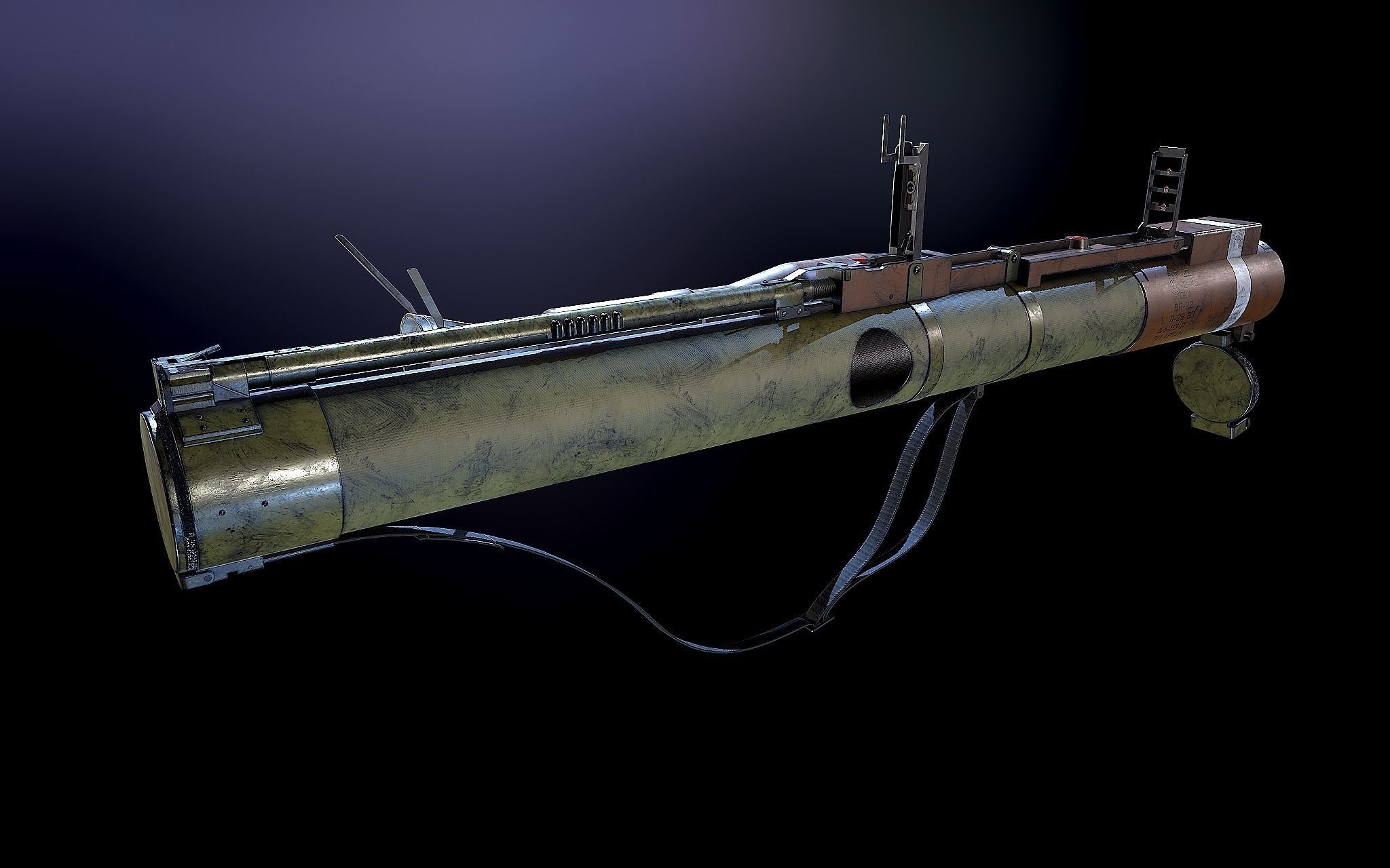 Rocket Launcher 3D model_3