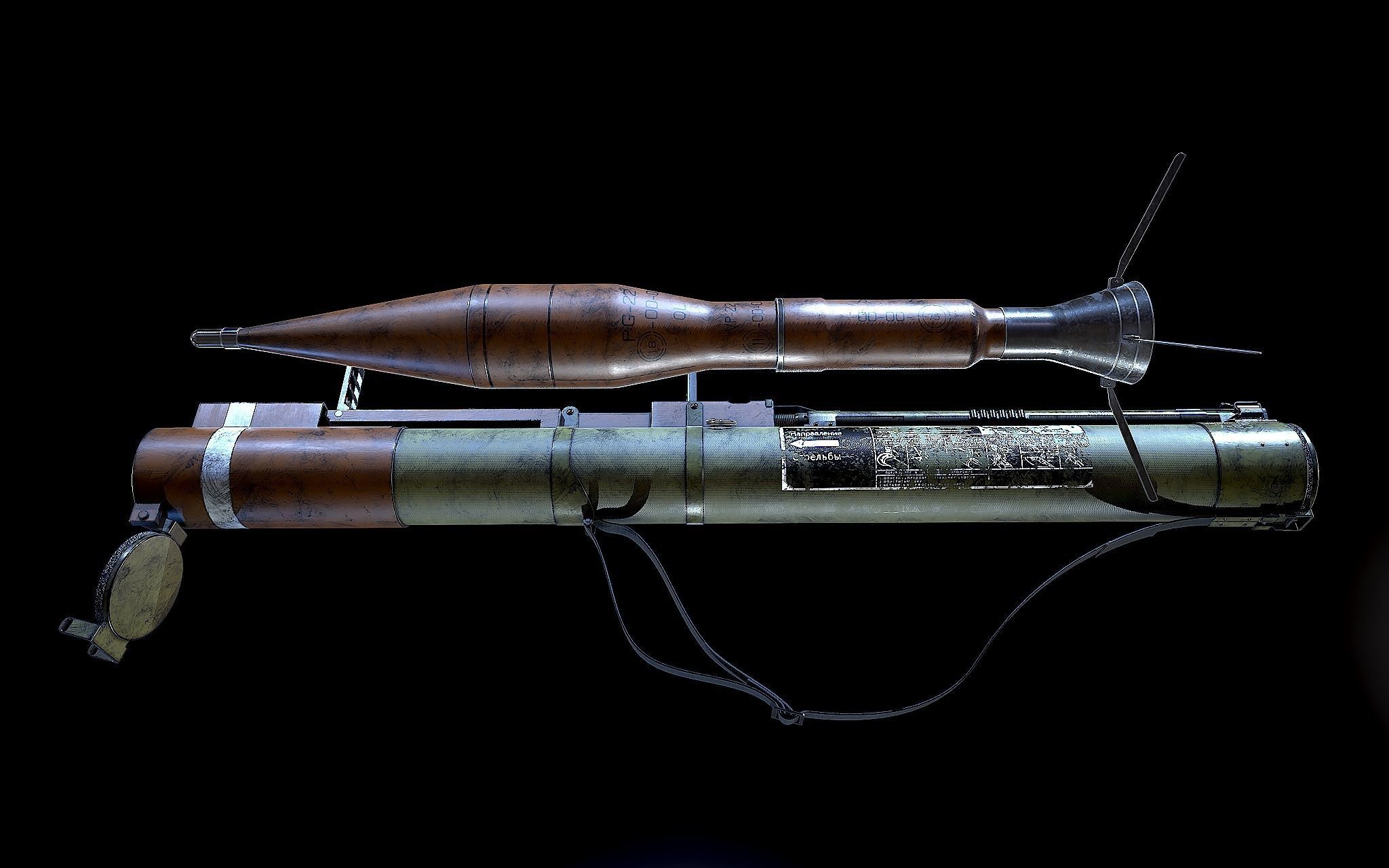 Rocket Launcher 3D model_7