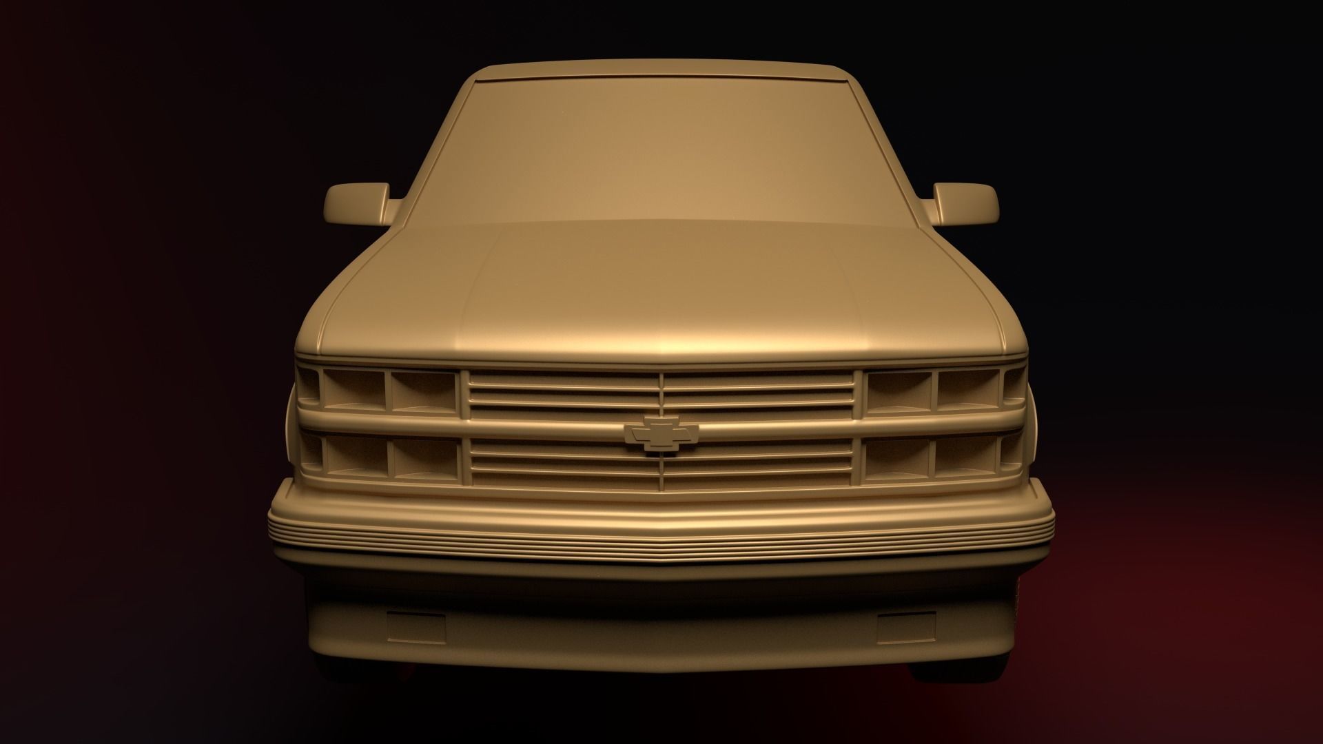 CHEVROLET CK 1500 SHORT BOX 3D print model_4