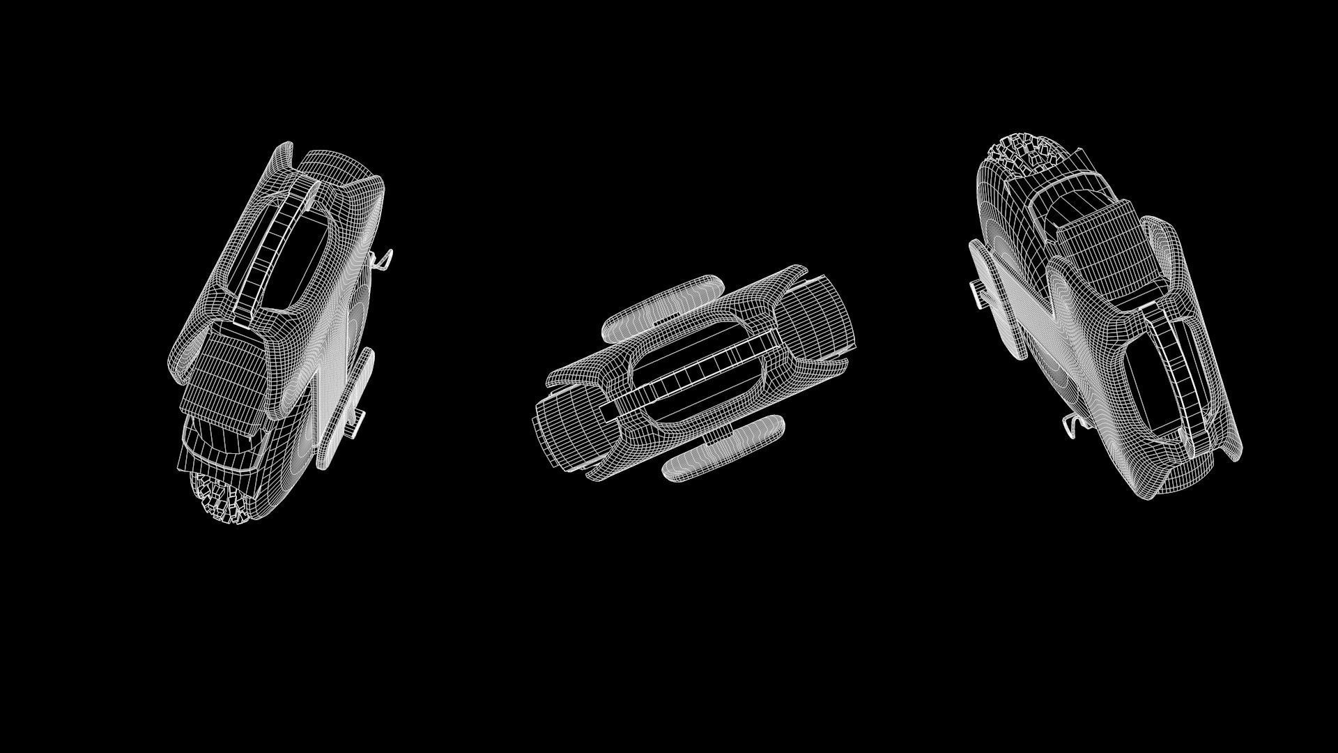 Electric Unicycle 3D model_7