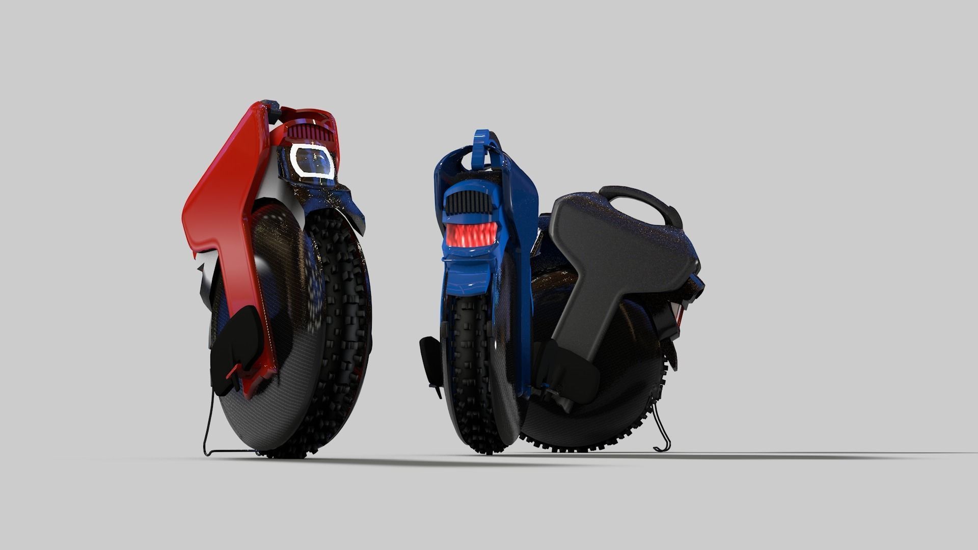Electric Unicycle 3D model_2