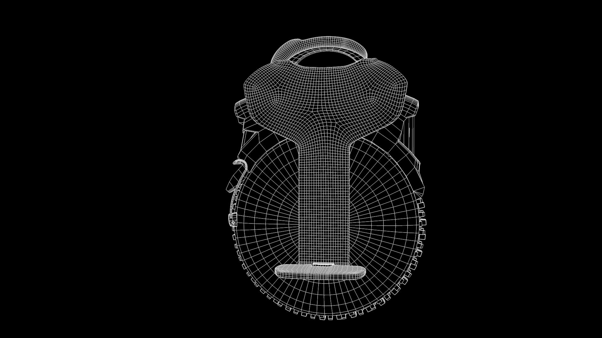 Electric Unicycle 3D model_6