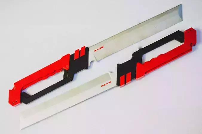Zenless Zone Zero - Nekomiya Mana Twin Swords for 3D printing 3D print model