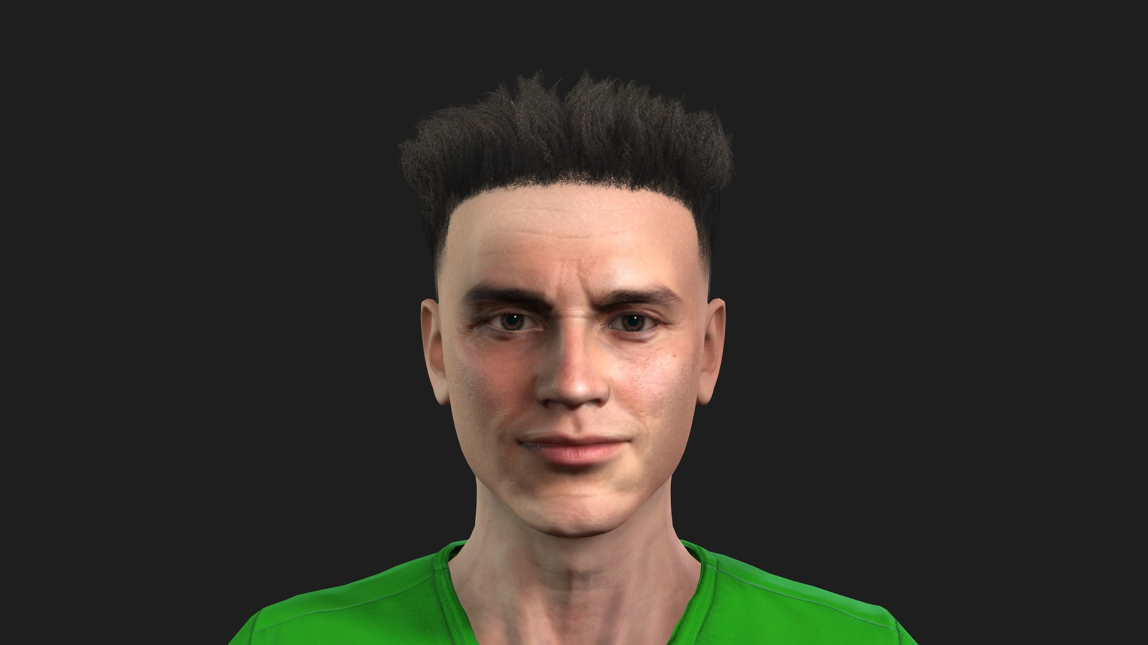 High Resolution 3D Human Male Model Textures Included 3D model_2