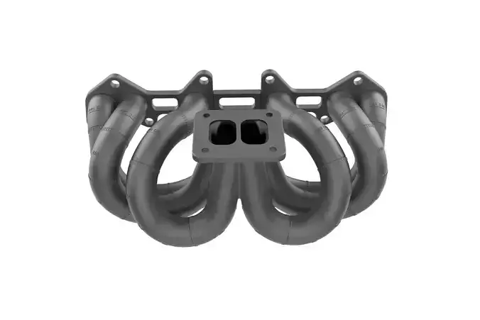 1JZ VVTi Equal Length T4 Turbo Manifold Mockup