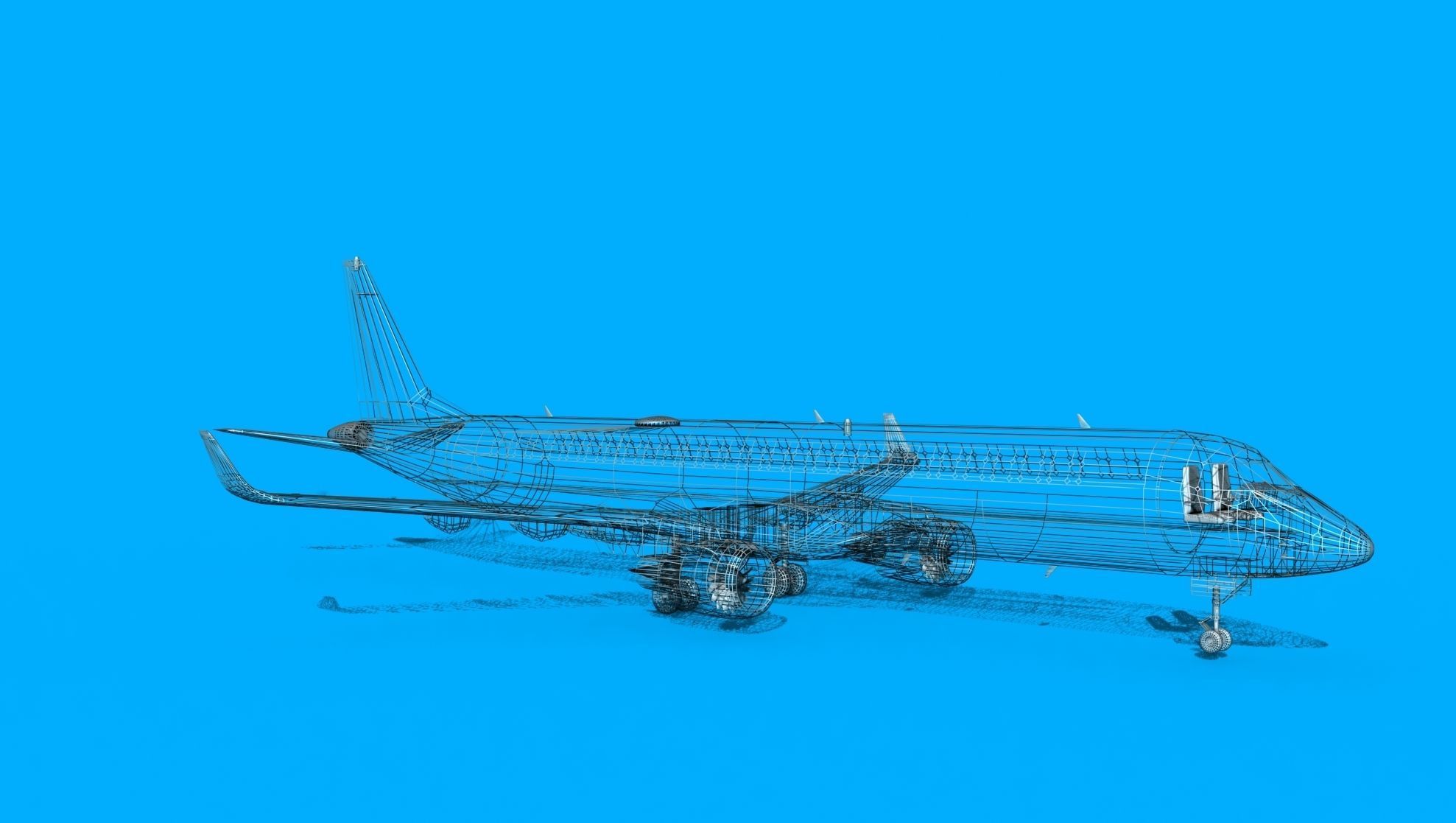 Embraer Emb-190 US Airways 3D model_12