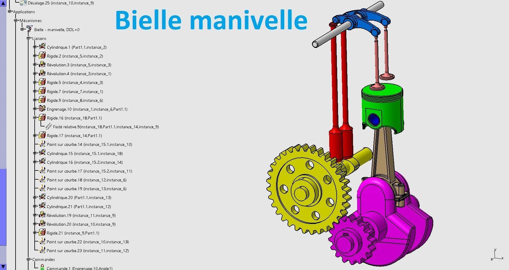 crank rod 3D model Free 3D model_4