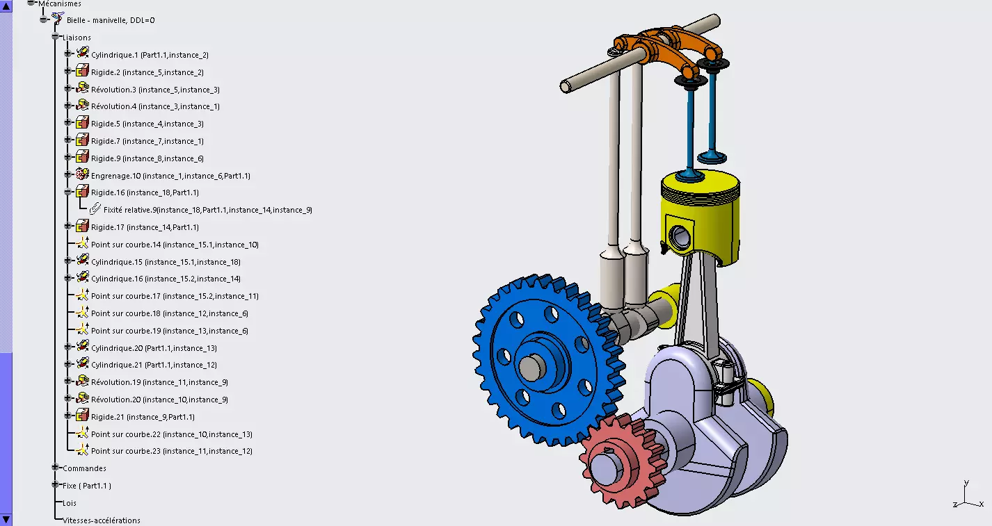 crank rod 3D model Free 3D model_0