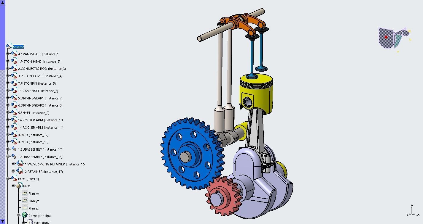 crank rod 3D model Free 3D model_3