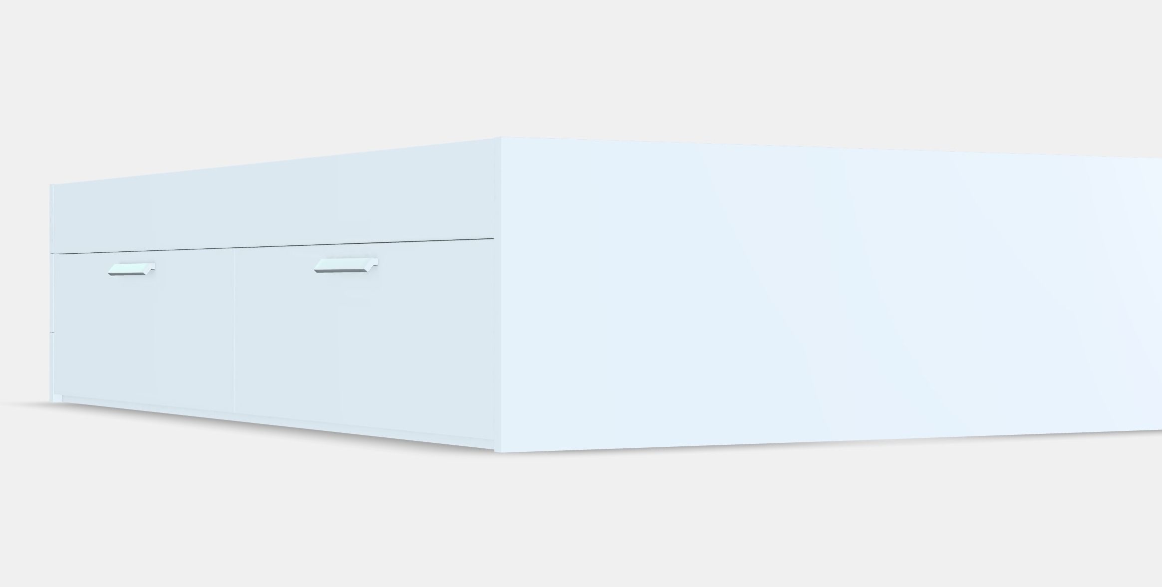 BRIMNES Bed frame with storage 6 Low-poly 3D model_15