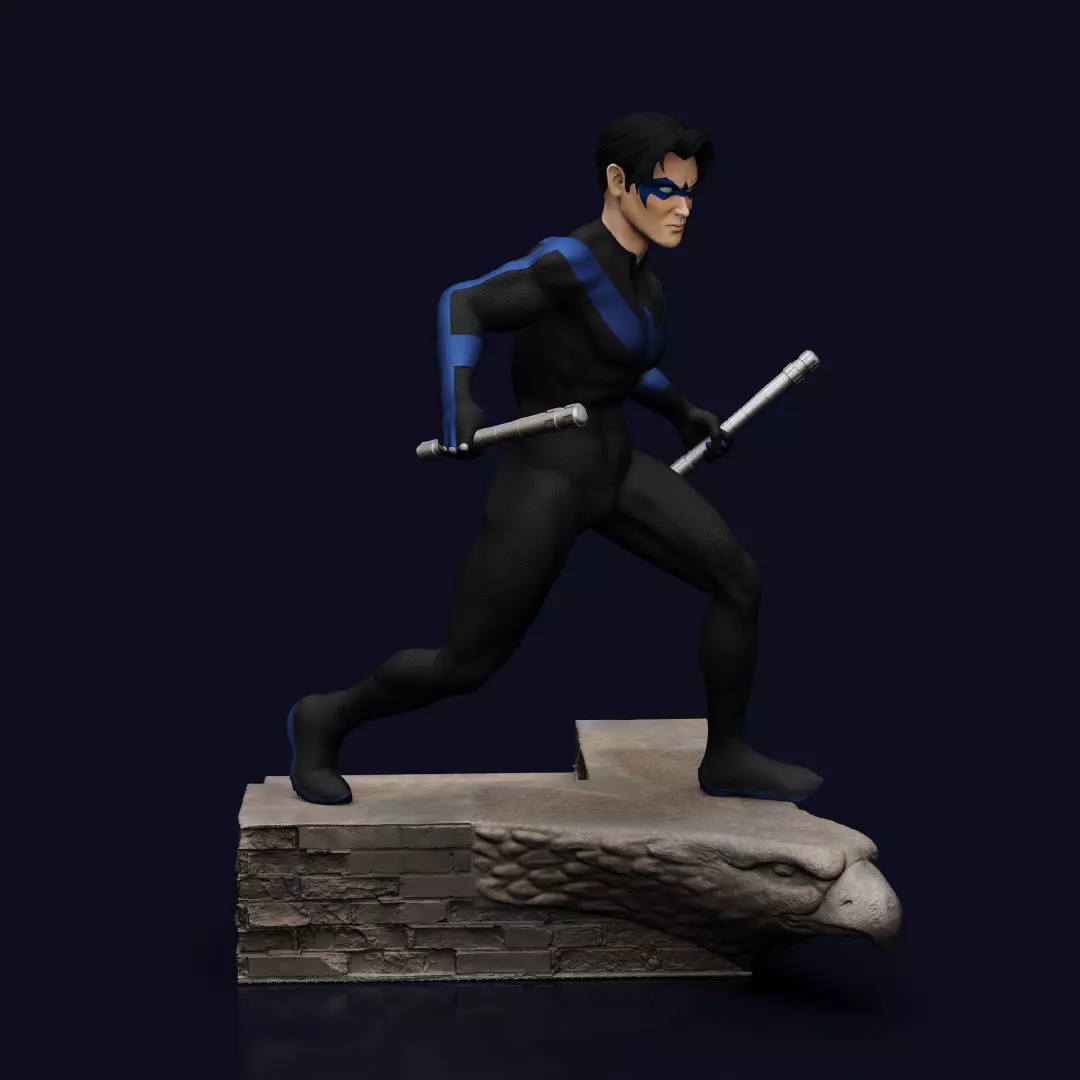 Fanart - Nightwing 3D print model