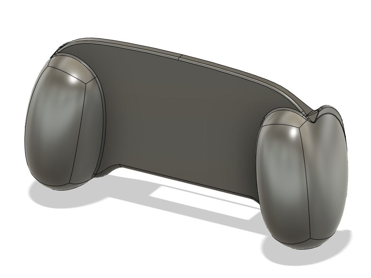 Anbernic RGARCD and RGARCS Comfort Grip Case and Screen Guard 3D print model_2