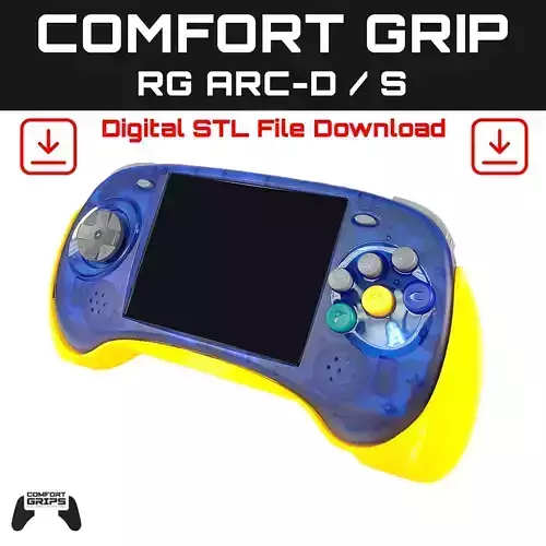 Anbernic RGARCD and RGARCS Comfort Grip Case and Screen Guard