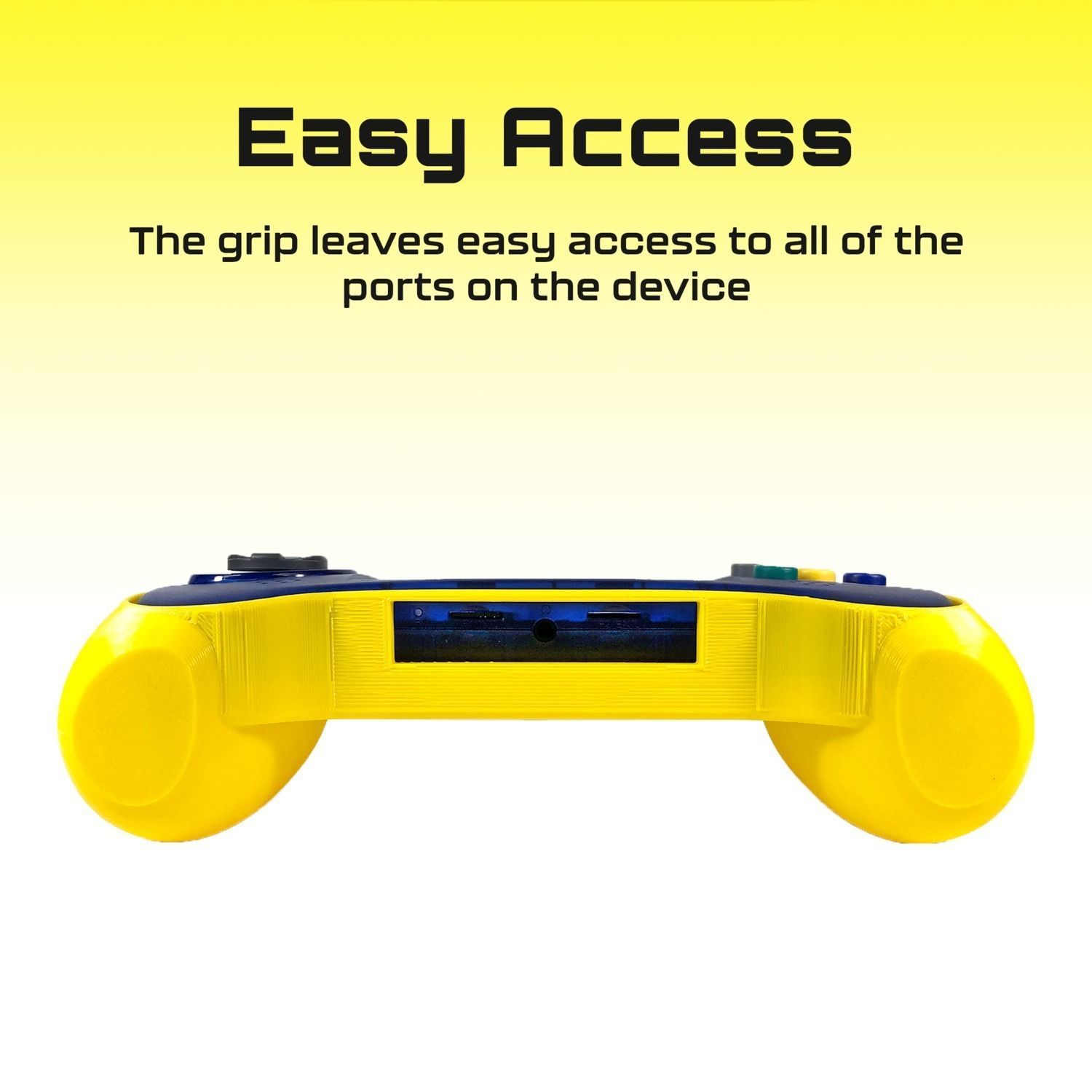 Anbernic RGARCD and RGARCS Comfort Grip Case and Screen Guard 3D print model_7