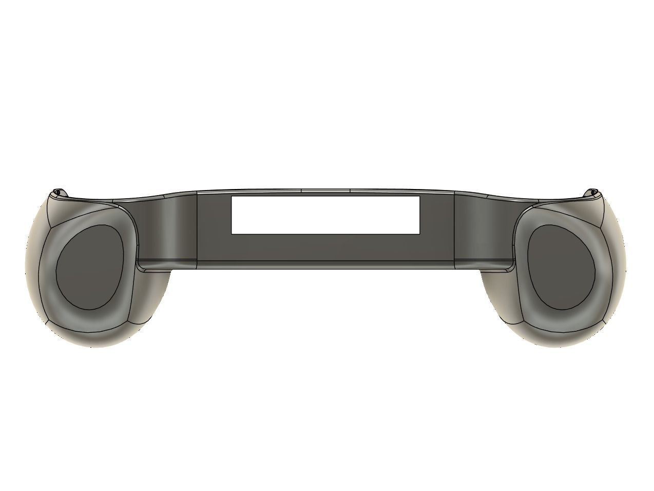 Anbernic RGARCD and RGARCS Comfort Grip Case and Screen Guard 3D print model_4