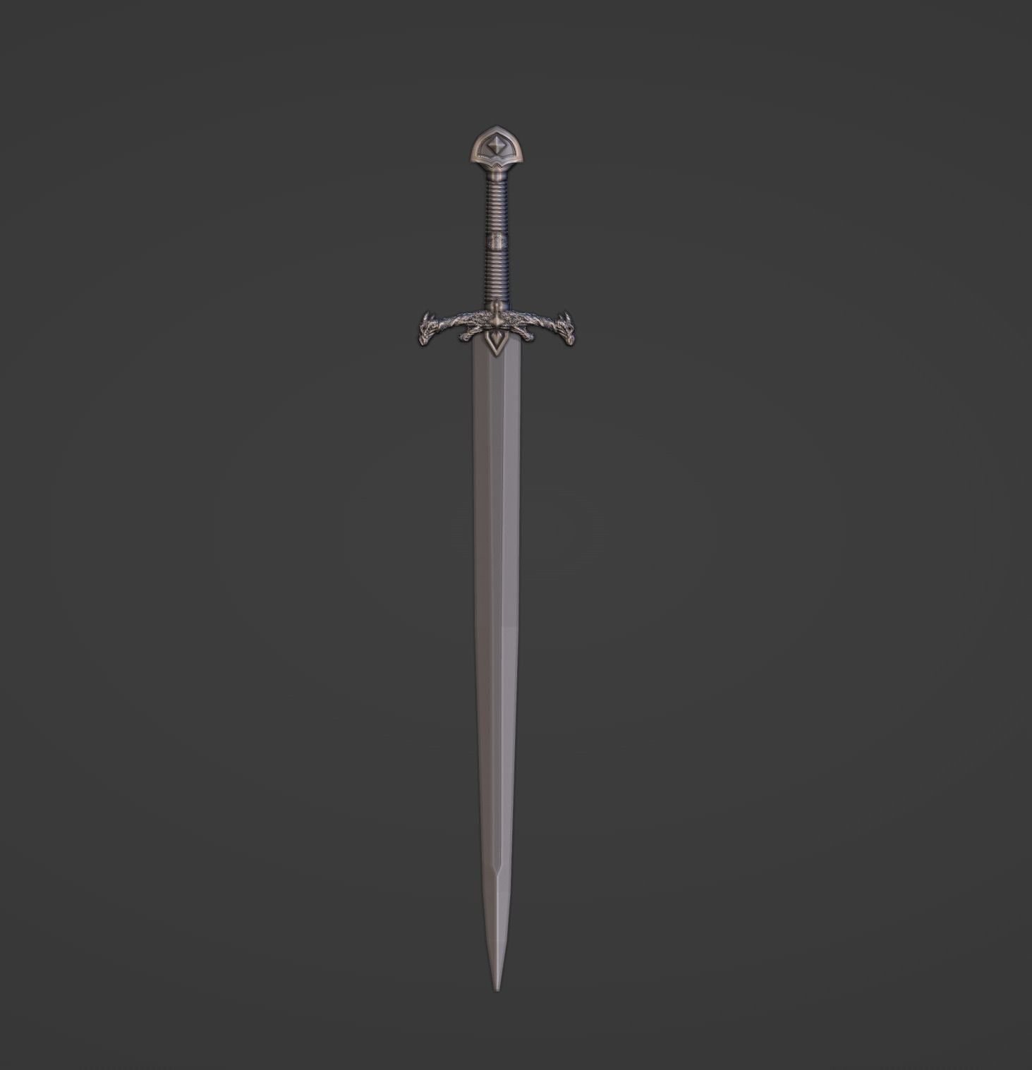 3D MODEL OF THE BLACKFIRE SWORD      HOUSE OF THE DRAGON 3D print model_7
