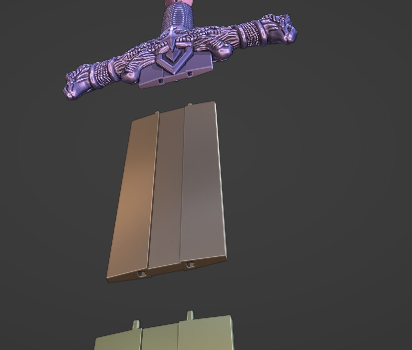 3D MODEL OF THE BLACKFIRE SWORD      HOUSE OF THE DRAGON 3D print model_5