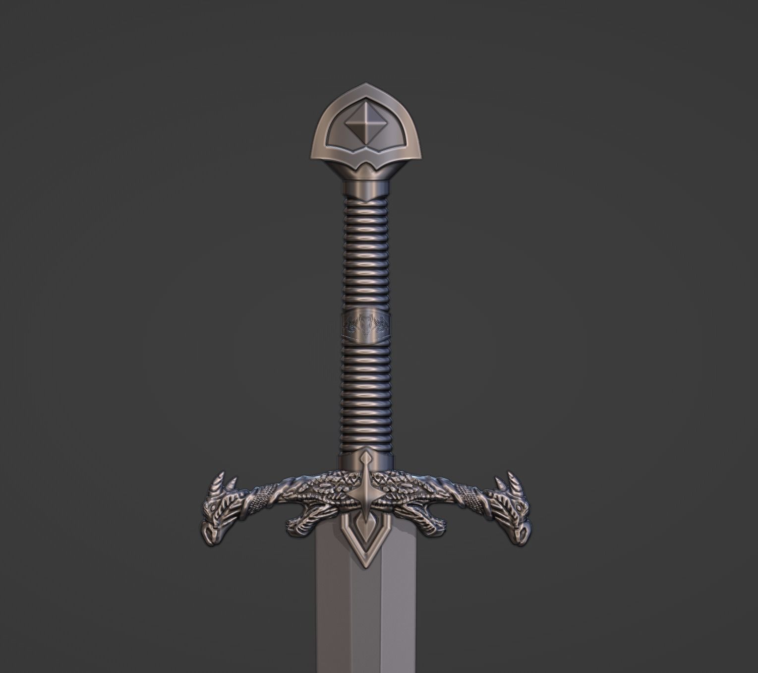 3D MODEL OF THE BLACKFIRE SWORD      HOUSE OF THE DRAGON 3D print model_8