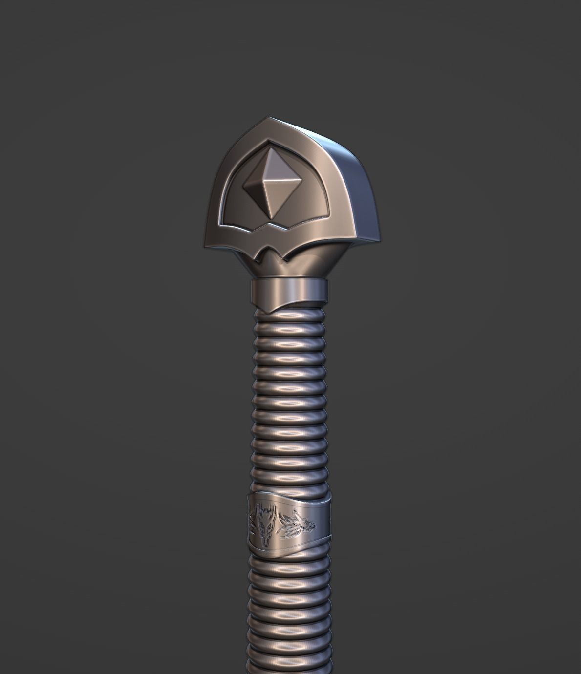 3D MODEL OF THE BLACKFIRE SWORD      HOUSE OF THE DRAGON 3D print model_11