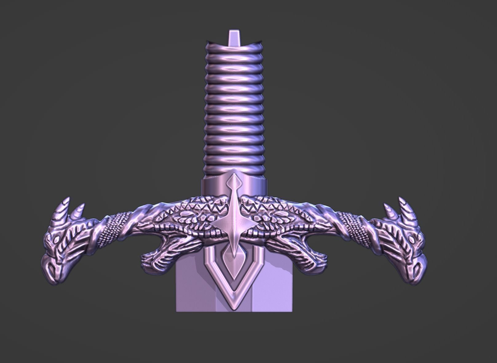 3D MODEL OF THE BLACKFIRE SWORD      HOUSE OF THE DRAGON 3D print model_12