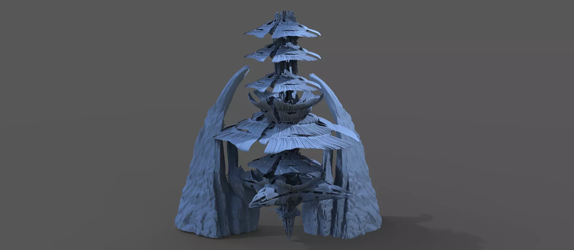 Mushroom kingdom rocks 2 3D model