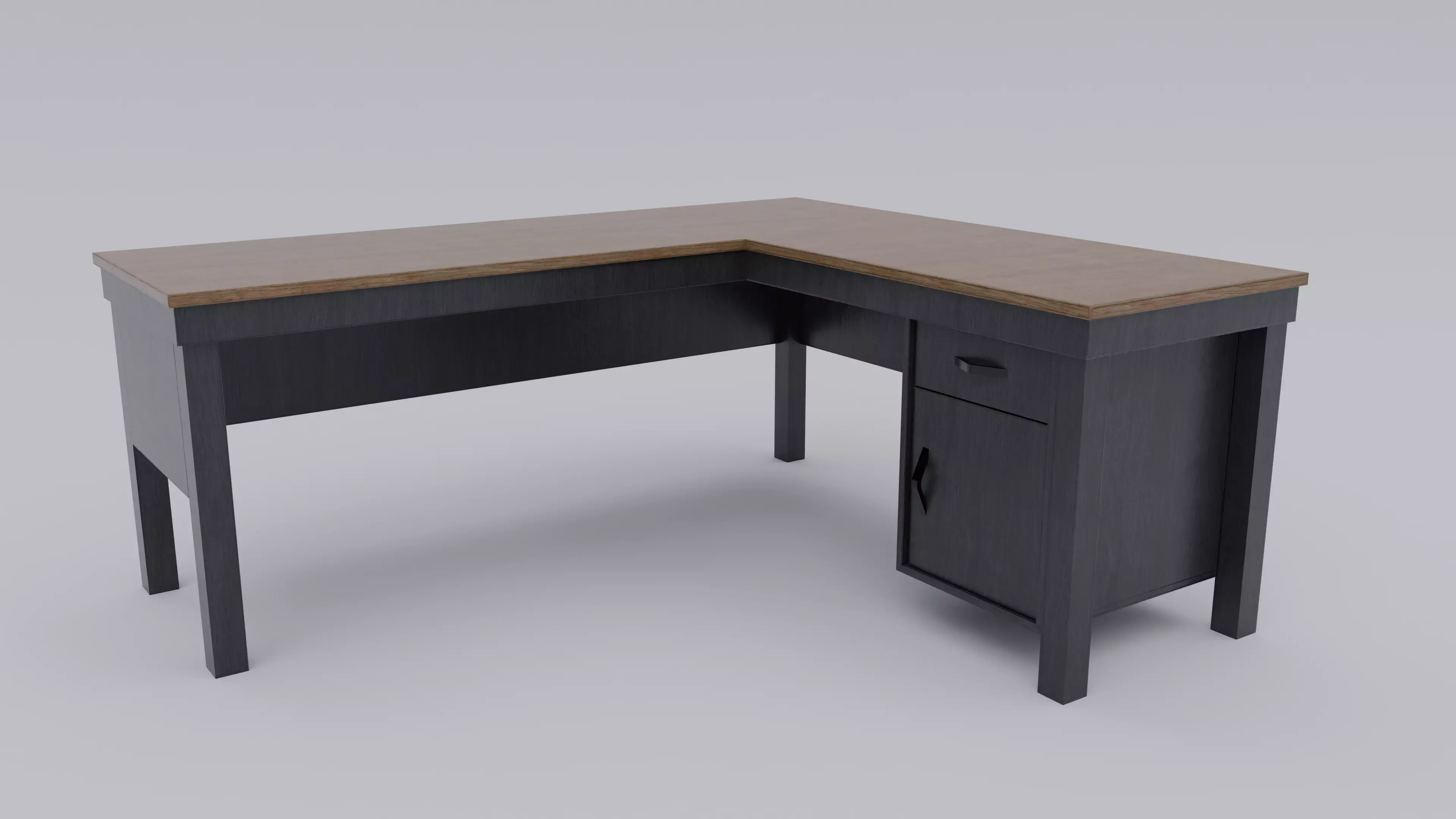 Simple Reading Desk - Low Poly Free 3D model