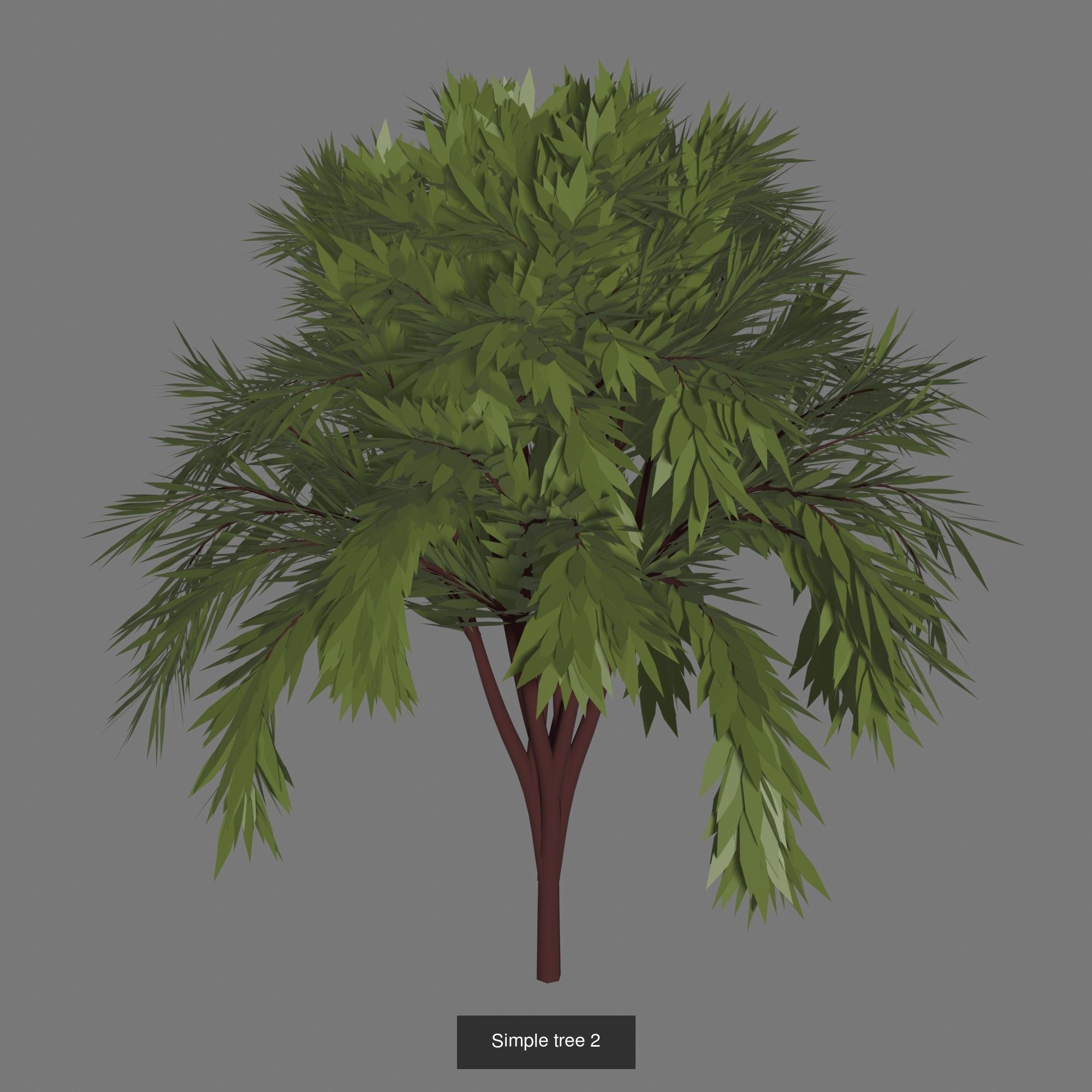 Simple tree 3D Model Collection_2