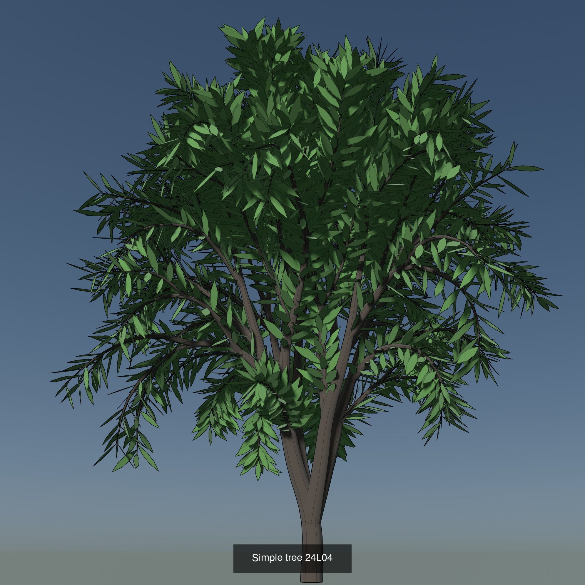 Simple tree 3D Model Collection_4
