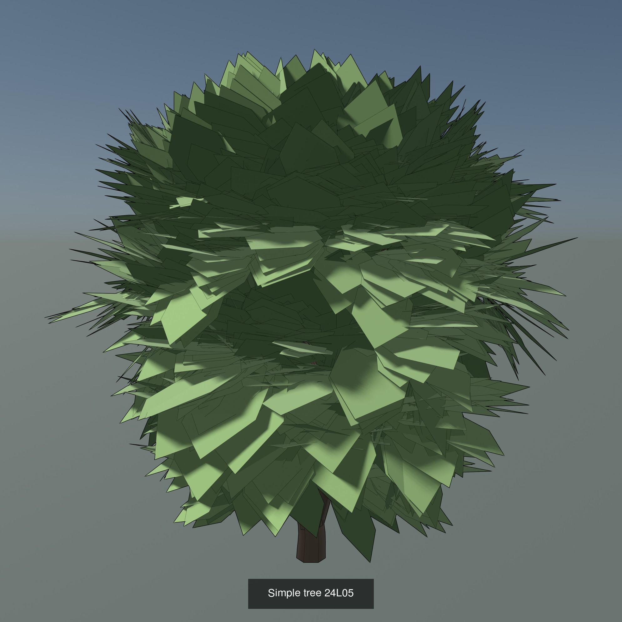 Simple tree 3D Model Collection_1