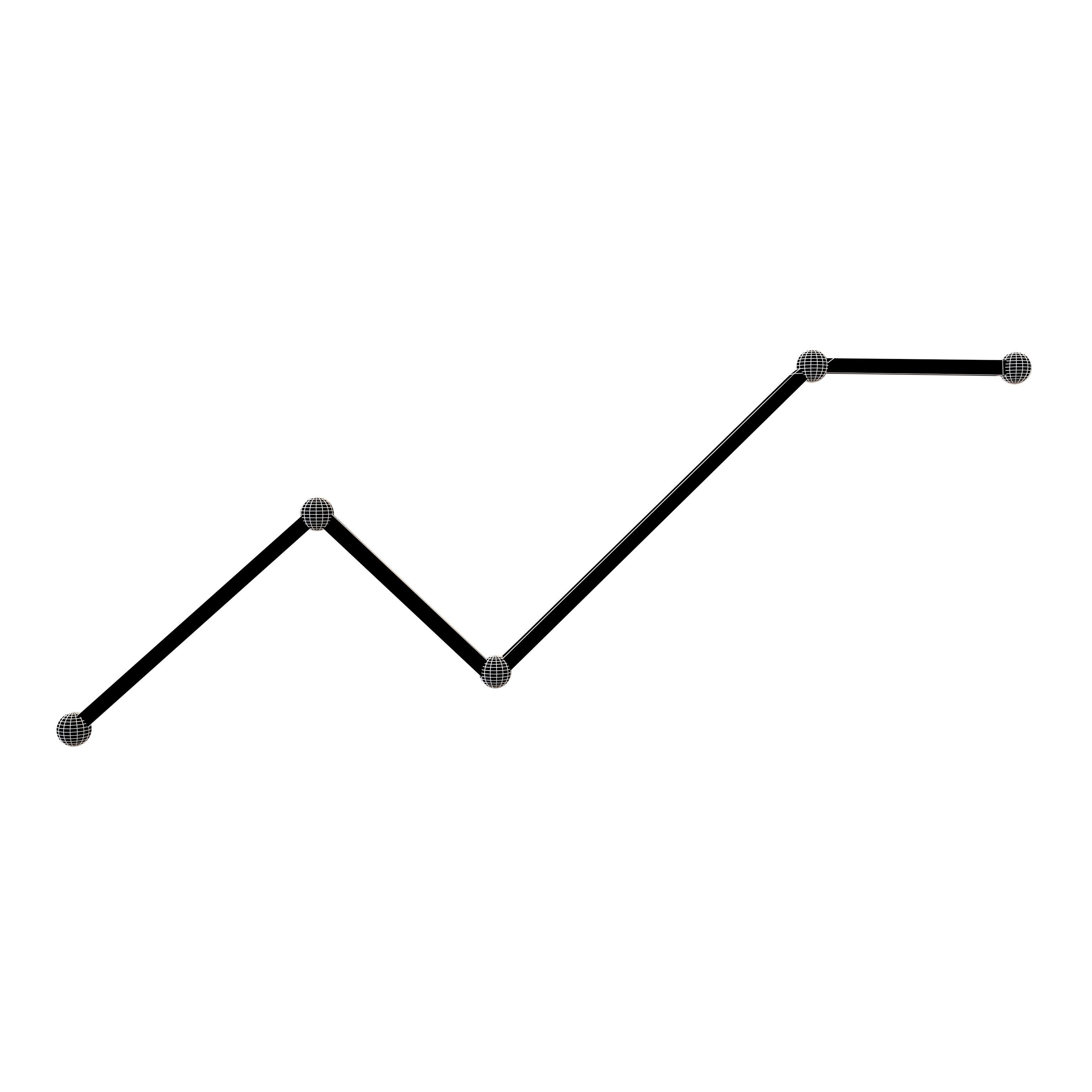 Line Chart v1 001 Low-poly 3D model_5