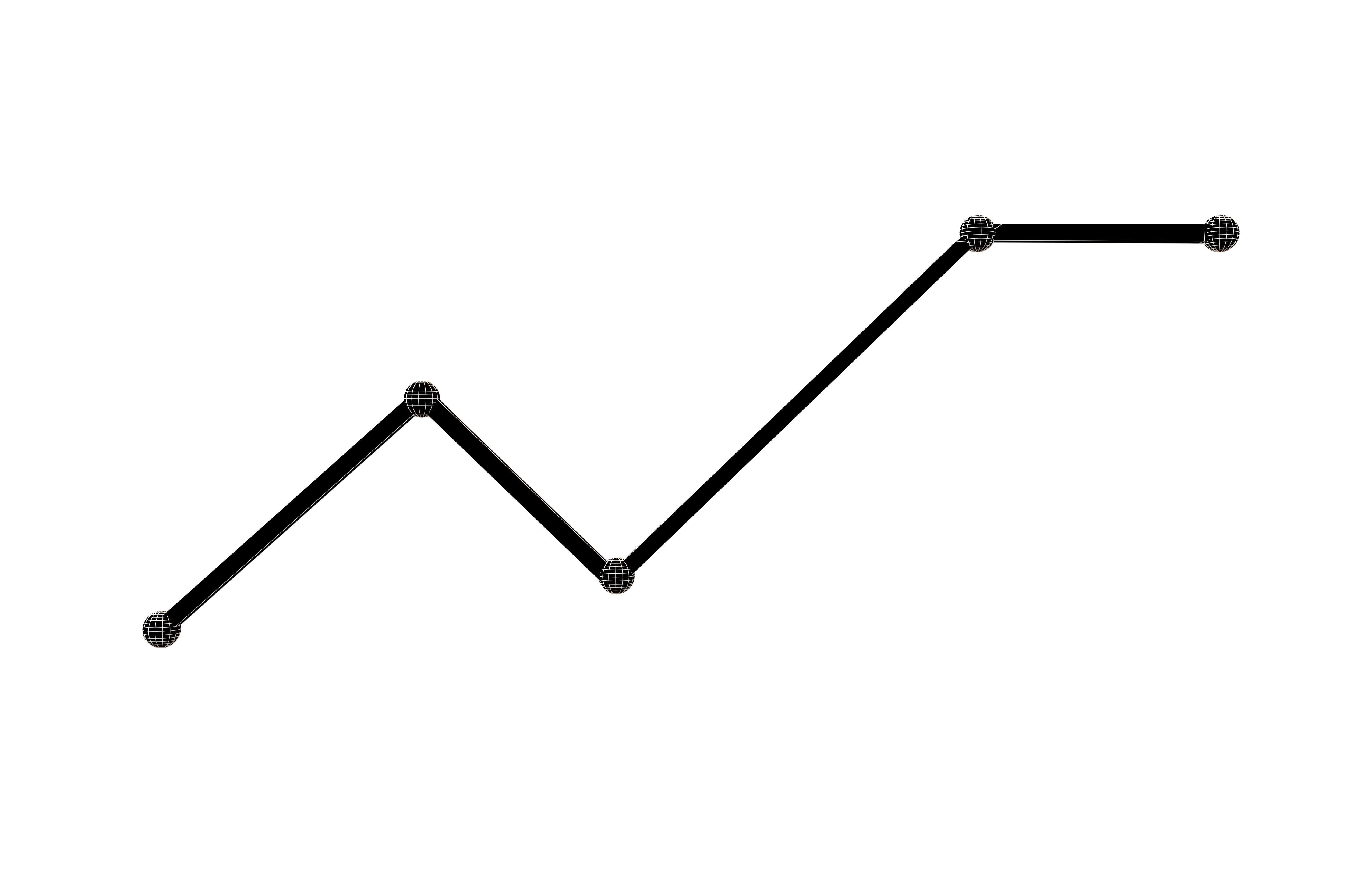 Line Chart v1 001 Low-poly 3D model_6