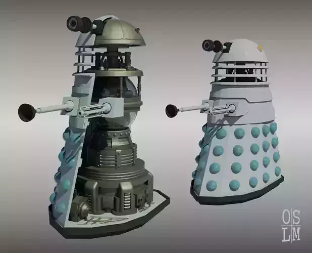 Cutaway Dalek - Mark 3A Travel Machine 3D print model