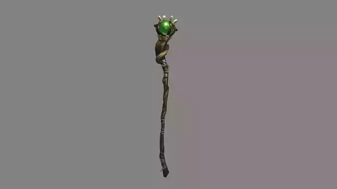 Emerald magic wand