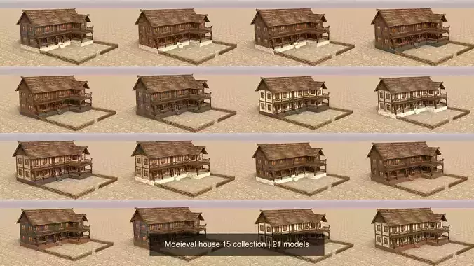 Mdeieval house 15 collection