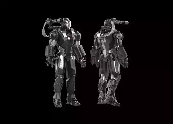War Machine MK1 Iron Man Mark I Full Armor Wearable 3D print model