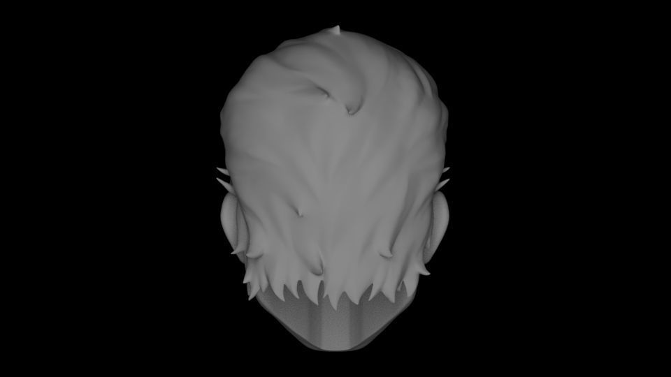 SUPERBOY PRIME HEAD SCULPT 3D print model_3