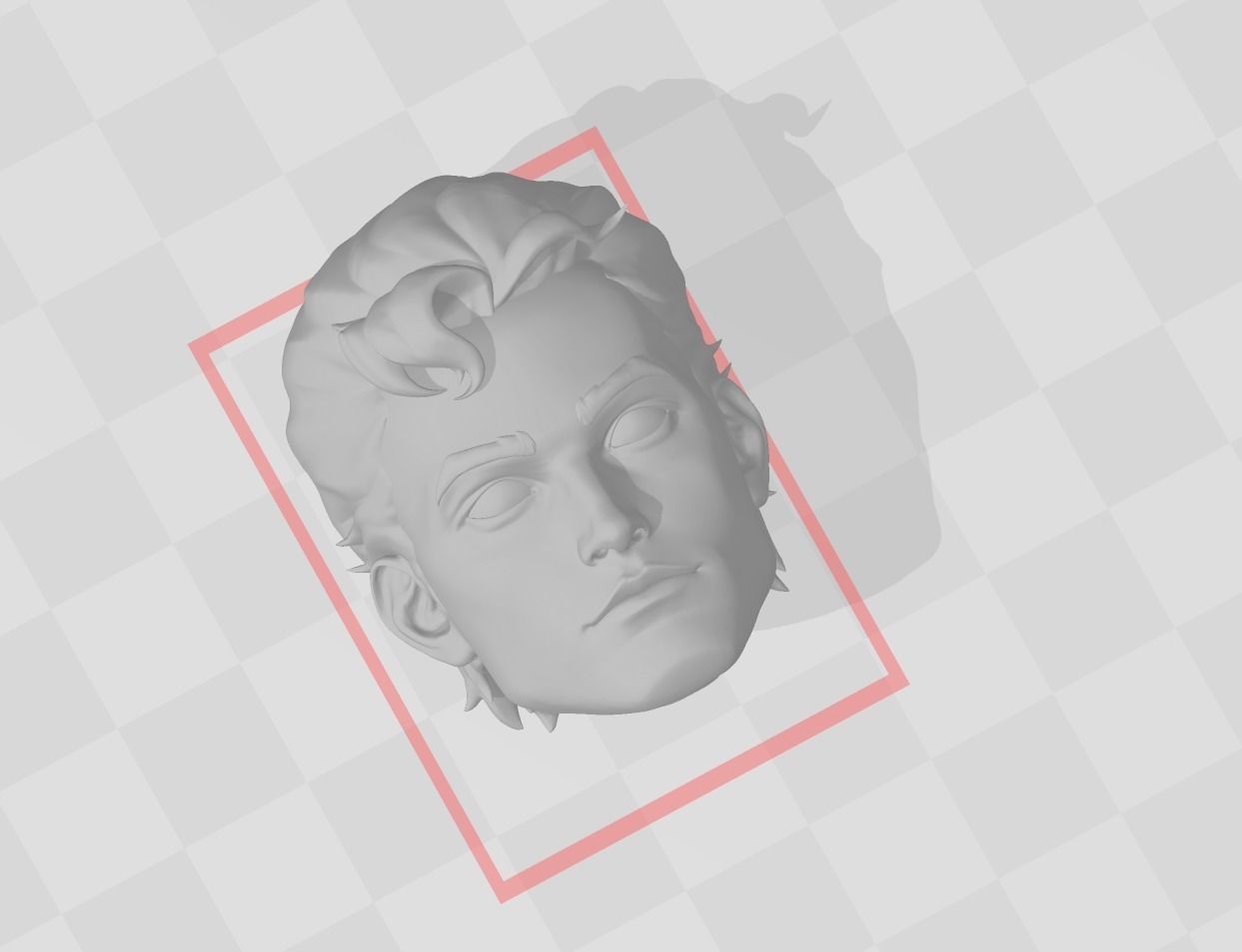 SUPERBOY PRIME HEAD SCULPT 3D print model_7