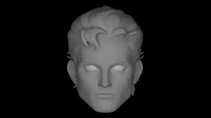 SUPERBOY PRIME HEAD SCULPT 3D print model