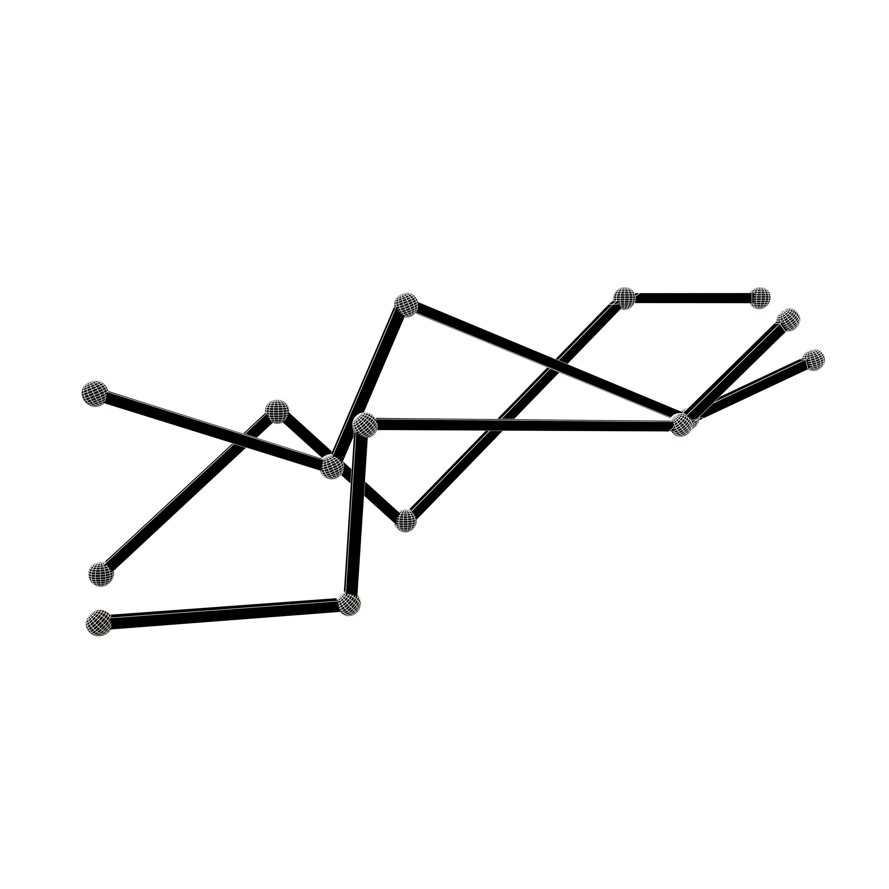 Line Chart v2 002 Low-poly 3D model_5