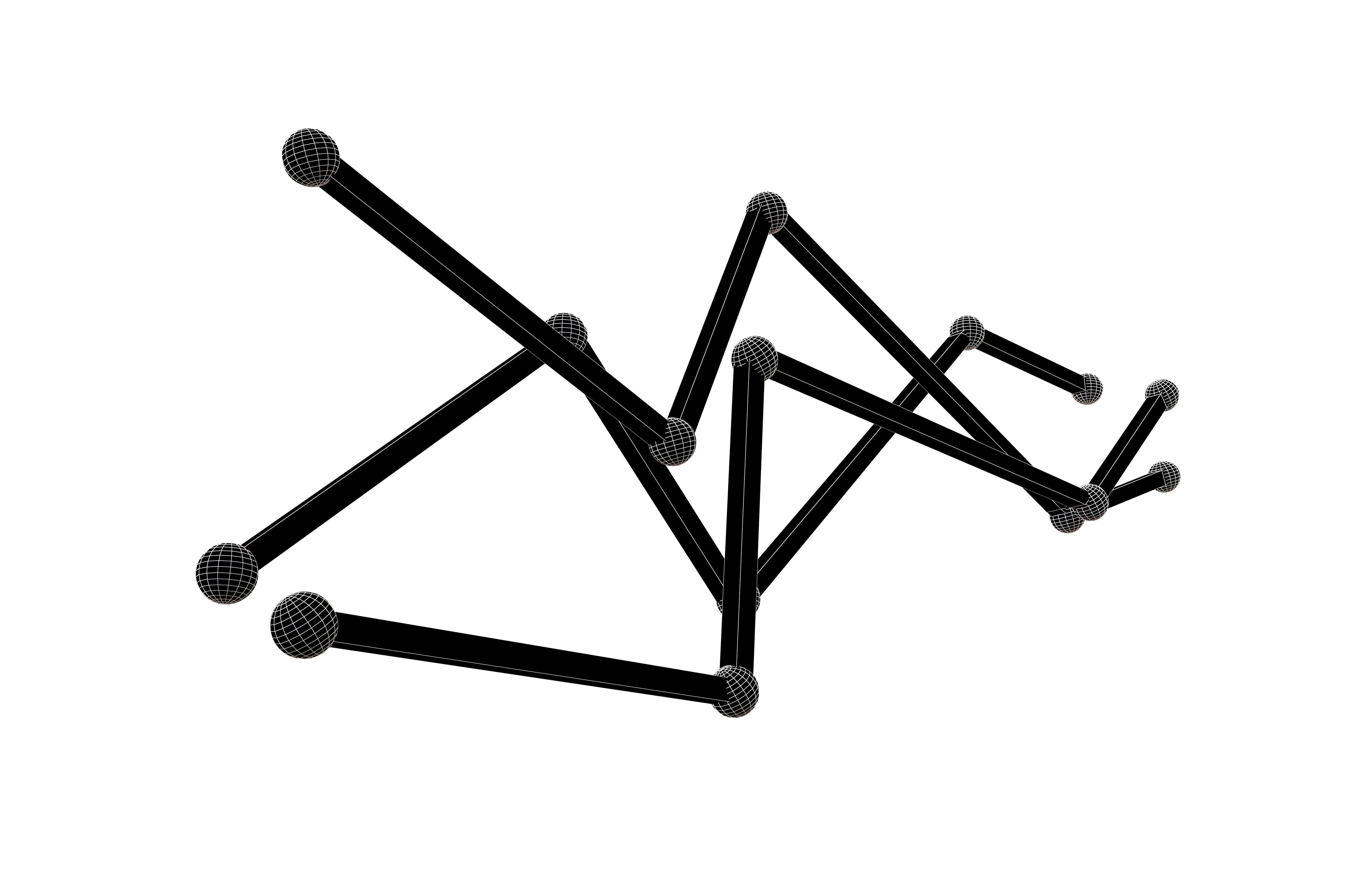 Line Chart v2 002 Low-poly 3D model_4