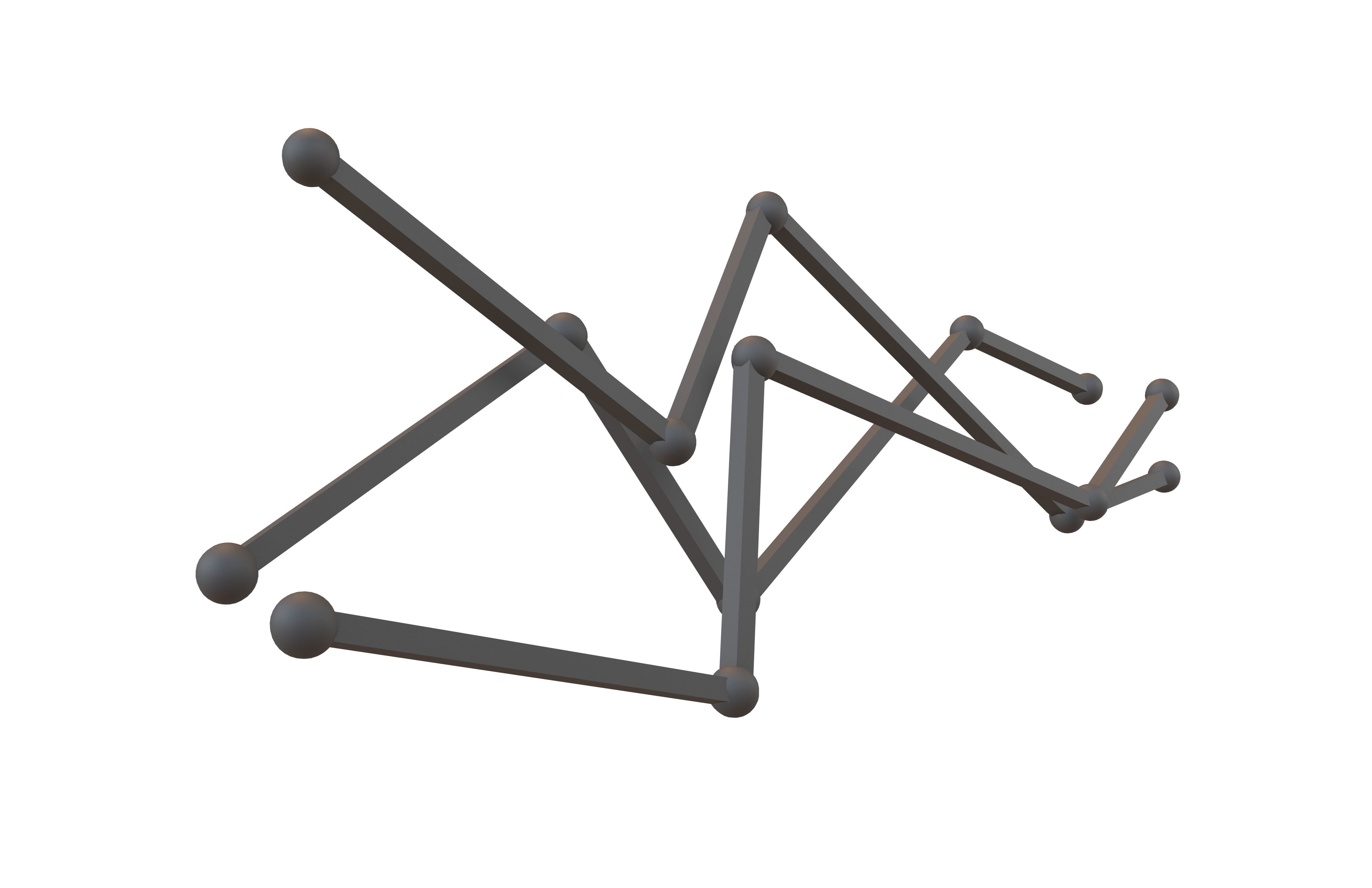 Line Chart v2 002 Low-poly 3D model_1