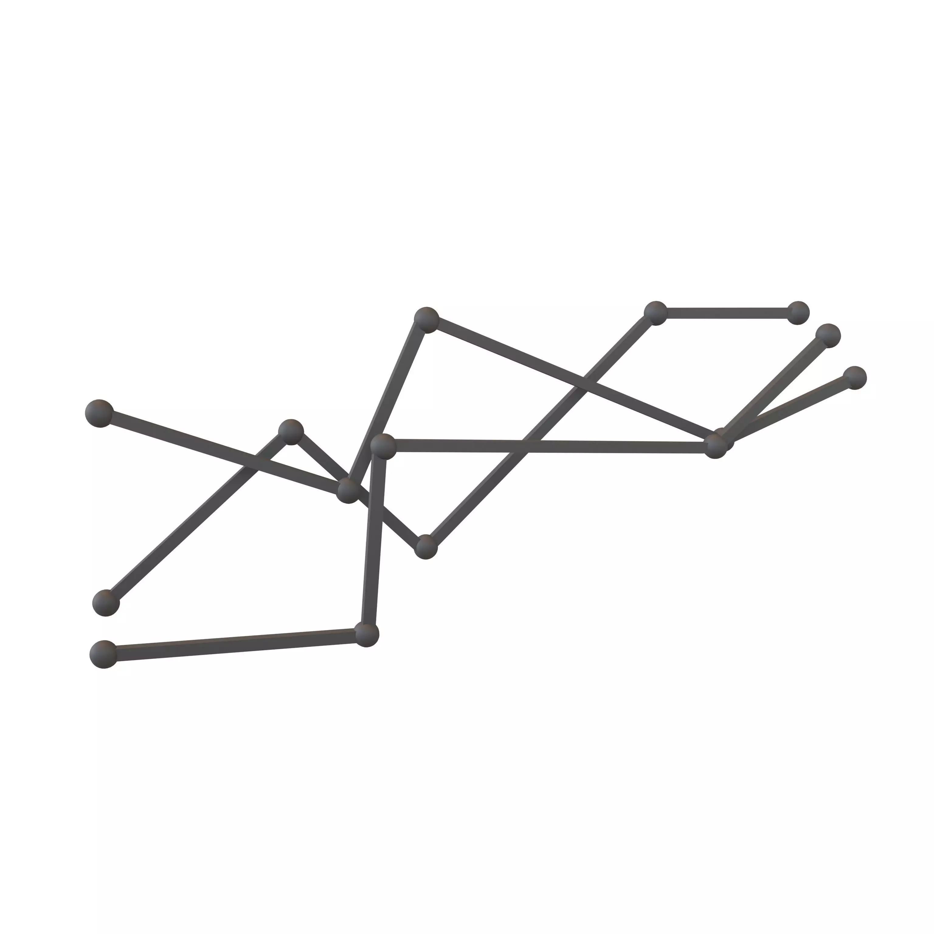 Line Chart v2 002 Low-poly 3D model_0