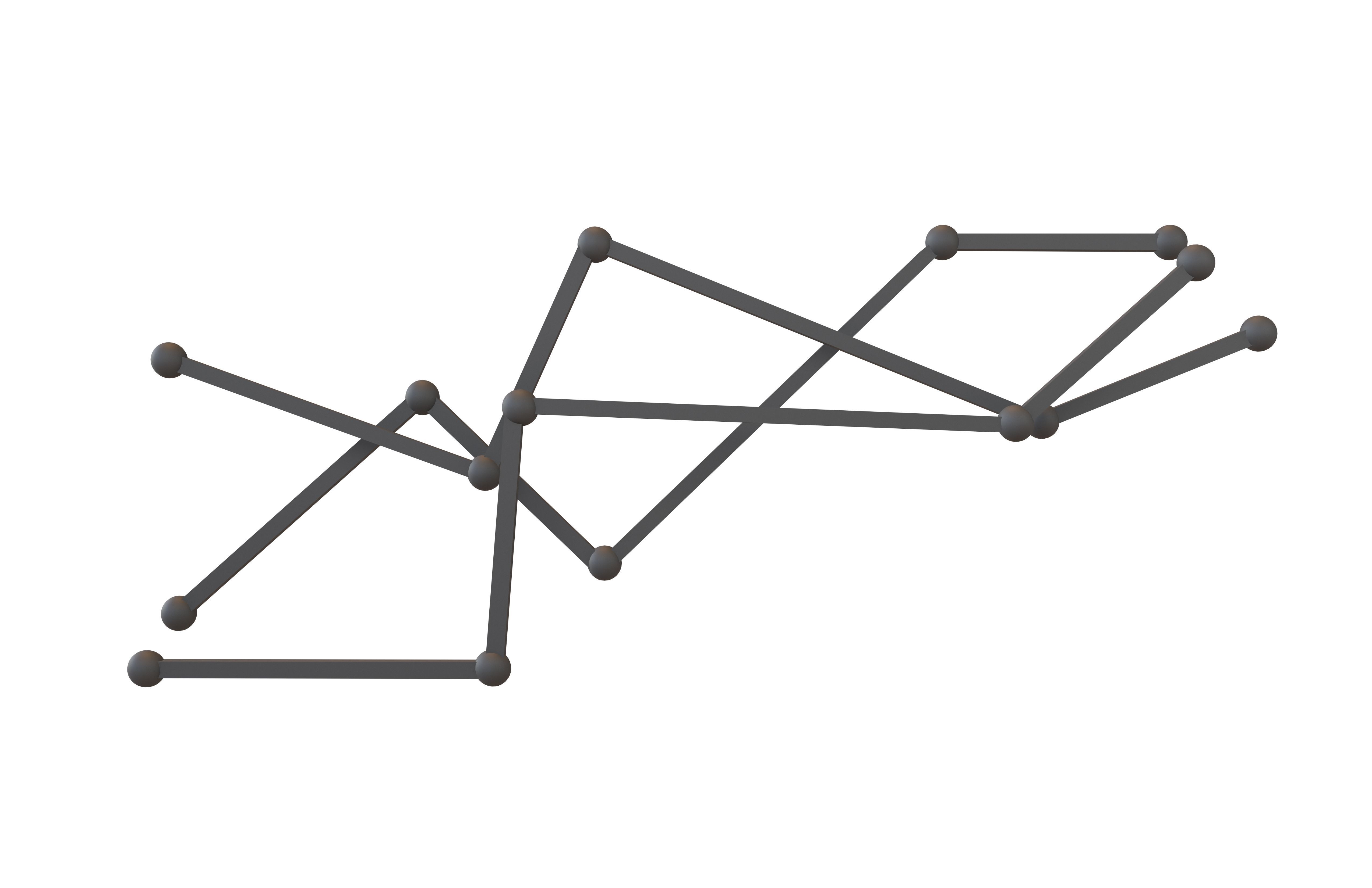 Line Chart v2 002 Low-poly 3D model_2